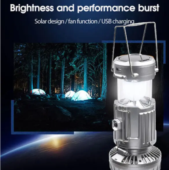 Camping Lights Multifunctional Solar Energy Fan